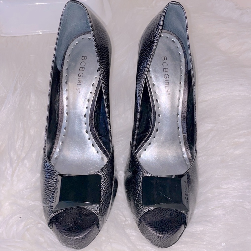 BGB Girls Open Toe Heels Sz9